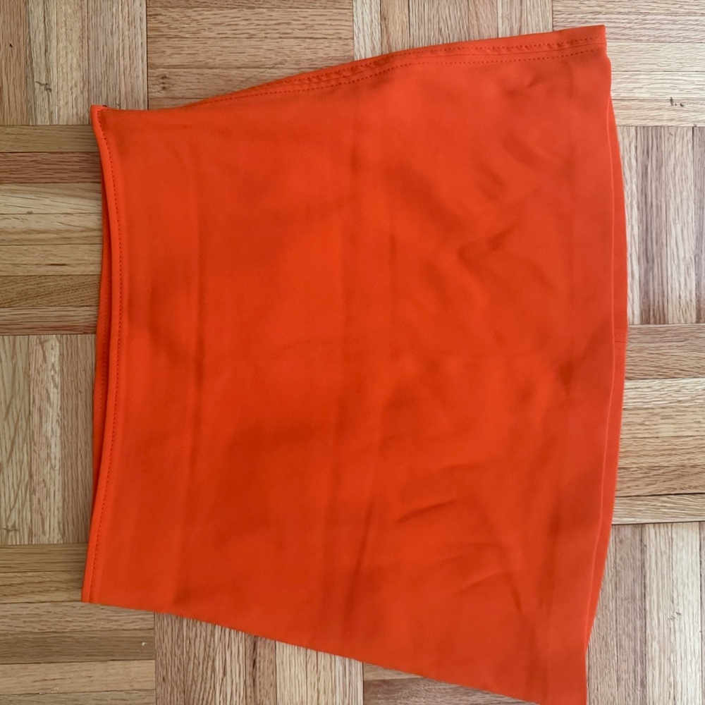 Zara Asymmetrical Orange Skirt